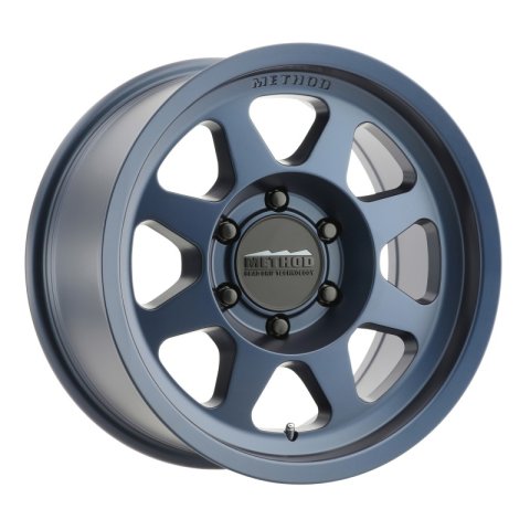 Method Race Wheels MR701 Bahia Blue MR70179060612N Wheels, Race, MR701, Aluminum, Blue, 17 in. x 9 in., 6 x 5.5 in./139.70mm Bolt Circle, 4.530 in. Backspace, Each thumbnail 1