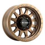 Method Race Wheels MR30478580900 Wheel, MR304 Double Standard, 17x8.5, 0mm Offset, 8x6.5, 130.81mm Centerbore, Bronze thumbnail 1