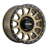 Method Race Wheels MR305 NV Matte Bronze with Black Ring MR30578587900 Wheels, Ring, Aluminum, 17 in. x 8.50 in., 8 x 170mm Bolt Circle, 4.750 in. Backspacing, Each thumbnail 1