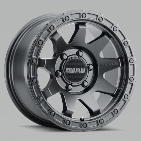 Method Race Wheels MR317 Matte Black MR31729060518 Wheels, MR317, Black, Aluminum, 20 in. x 9.00 in., 6 x 5.5 in./139.7mm, 5.710 in. Backspacing, Each thumbnail 2