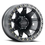 Method Race Wheels MR108 Beadlock Matte Black 17x9 Wheel, Beadlock, Aluminum, Black, 17 in. x 9.00 in., 8 x 6.5 in. Bolt Circle, 3.500 in. Backspace, Each thumbnail 2