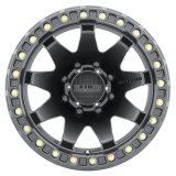 Method Race Wheels MR108 Beadlock Matte Black 17x9 Wheel, Beadlock, Aluminum, Black, 17 in. x 9.00 in., 8 x 6.5 in. Bolt Circle, 3.500 in. Backspace, Each thumbnail 4