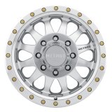 Method Race Wheels MR304 Double Standard Machined MR30478587300 Wheels, Machined, Aluminum, Matte Silver, 17 in. x 8.50 in., 8 x 170mm Bolt Circle, 4.750 in. Backspacing, Each thumbnail 2