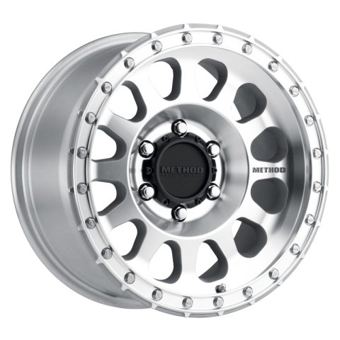 Method Race Wheels MR315 Machined MR31578560300 Wheels, Machined, 17 in. x 8.50 in., Aluminum, Silver, 6 x 5 1/2 in. Bolt Circle, 4.750 in. Backspacing, Each thumbnail 1