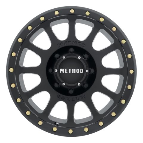 Method Race Wheels MR305 NV Matte Black MR30589080512N Wheels, NV, Aluminum, Black, 18 in. x 9.00 in., 8 x 6.50 in. Bolt Circle, 4.500 in. Backspacing, Each thumbnail 2