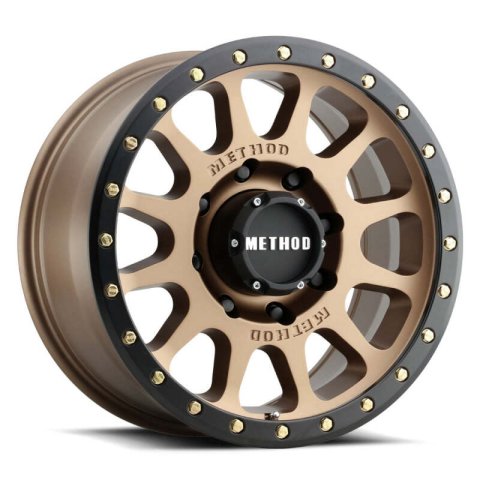 Method Race Wheels MR30578560925 Wheel, MR305 NV, 17x8.5, +25mm Offset, 6x5.5, 108mm Centerbore, Bronze - Matte Black Lip