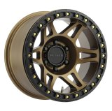 Method Race Wheels MR106 Beadlock Matte Bronze MR10679060944B Wheel, Beadlock, Aluminum, Bronze, 17 in. x 9.00 in., 6 x 5.5 in./139.70mm Bolt Circle, 3.50 in. Backspace, Each thumbnail 3