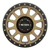 Method Race Wheels MR305 NV Matte Bronze with Black Ring MR30521080918N Wheels, NV, Aluminum, Bronze, 20 in. x 10.00 in., 8 x 165.10mm Bolt Circle, 4.79 in. Backspacing, Each thumbnail 2