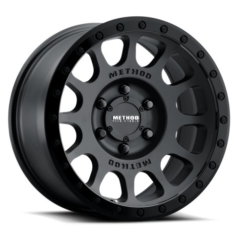 Method Race Wheels MR305785581000 Wheel, MR305 NV, 17x8.5, 0mm Offset, 5x150, 116.5mm Centerbore, Matte Black - Gloss Black Lip thumbnail 3