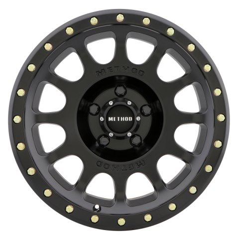 Method Race Wheels MR305 NV Matte Black MR30589055518 Wheel, Race, NV, Aluminum, Black, 18 in. x 9 in., 5 x 5.5 in./5 x 139.70mm Bolt Circle, 5.75 in. Backspace, Each thumbnail 2