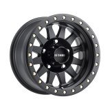 Method Race Wheels MR304 Double Standard Matte Black MR30451055550N Wheels, Standard, Aluminum, Black, 15 in. x 10.00 in., 5 x 5.50 in. Bolt Circle, 3.500 in. Backspacing, Each thumbnail 1