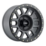 Method Race Wheels MR309 Grid Titanium with Matte Black Lip MR30978560800 Wheel, Grid, Aluminum, Gray, 17 in. x 8.50 in., 6 x 6.5 in./139.70mm, 4.750 in. Backspace, Each thumbnail 1