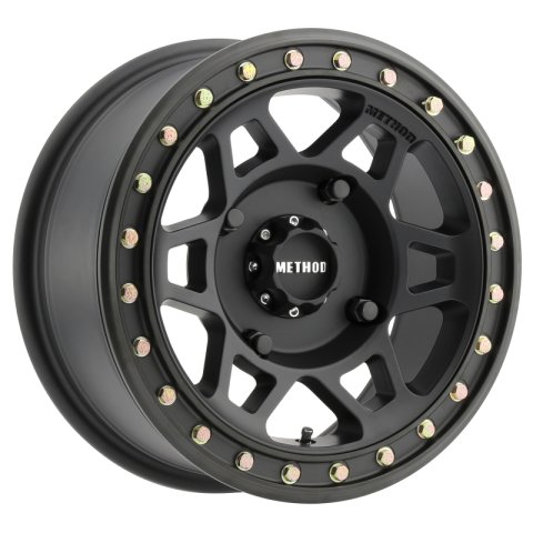 Method Race Wheels MR405 UTV Beadlock Matte Black MR40557046552B Wheel, 405, Aluminum, Black, 15 in. x 7 in., 4 x 156mm Bolt Circle, 5.3 in. Backspace