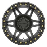 Method Race Wheels MR106 Beadlock Matte Black MR10679060544B Wheel, Beadlock, Aluminum, Black, 17 in. x 9.00 in., 6 x 5.5 in./139.70mm Bolt Circle, 3.50 in. Backspace, Each thumbnail 1