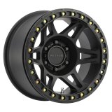 Method Race Wheels MR106 Beadlock Matte Black MR10679060544B Wheel, Beadlock, Aluminum, Black, 17 in. x 9.00 in., 6 x 5.5 in./139.70mm Bolt Circle, 3.50 in. Backspace, Each thumbnail 2