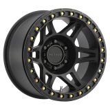 Method Race Wheels MR106 Beadlock Matte Black MR10679060544B Wheel, Beadlock, Aluminum, Black, 17 in. x 9.00 in., 6 x 5.5 in./139.70mm Bolt Circle, 3.50 in. Backspace, Each thumbnail 3
