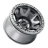 Method Race Wheels MR10879050844B Wheel, MR108, 17x9, -44mm Offset, 5x5, 71.5mm Centerbore, Gloss Titanium, w/ BH-H24125-38 thumbnail 1