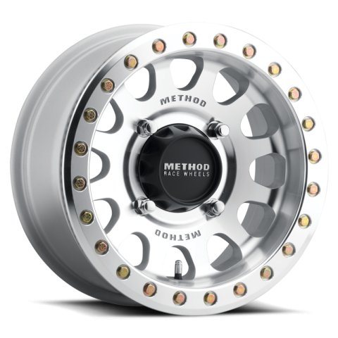Method Race Wheels MR40157012352B MR401 UTV Beadlock, 15x7, 5+2/+38mm Offset, 5x4.5, 72mm Centerbore, Machined - Raw, w/ BH-H24100