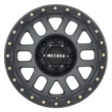 Method Race Wheels MR309 Grid Titanium with Matte Black Lip MR30989088818 Wheel, Race, Grid, Aluminum, Titanium/Black, 18 in. x 9 in., 8 x 180mm Bolt Circle, 5.75 in. Backspace, Each thumbnail 2