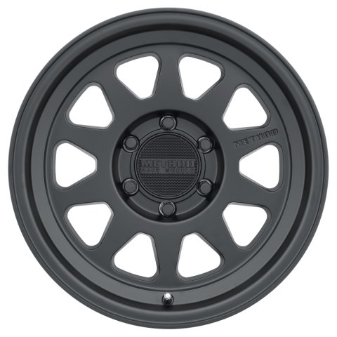 Method Race Wheels MR316 Matte Black MR31678516500 Wheels, Series, Aluminum, Black, 17.00 in. x 8.50 in., 6 in. x 135mm Bolt Circle, 4.750 in. Backspacing, Each thumbnail 1