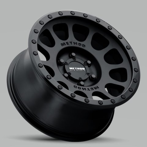 Method Race Wheels MR305785161000 Wheel, MR305 NV, 17x8.5, 0mm Offset, 6x135, 94mm Centerbore, Matte Black - Gloss Black Lip thumbnail 2