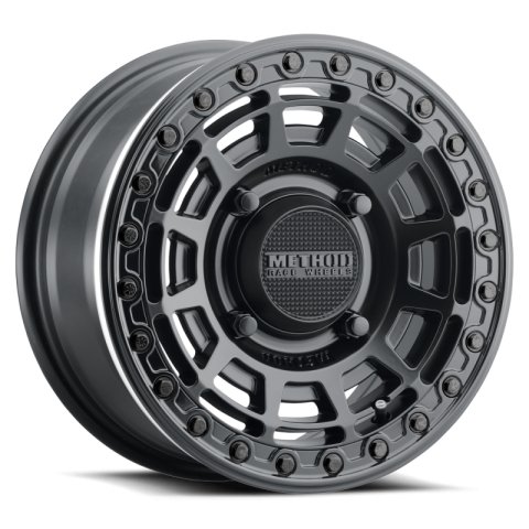 Method Race Wheels MR415 UTV Beadlock Matte Black MR415510471064B Wheels, Race, UTV, Aluminum, Black, Gloss Ring, 15 in. x 10 in., 4 x 136mm Bolt Circle, 6.25 in. Backspace, Each