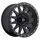 Method Race Wheels MR304 Double Standard Matte Black MR30489016518 Wheel, Standard, Aluminum, Black, 18 in. x 9 in., 6 x 135mm Bolt Circle, 5.75 in. Backspace thumbnail 1