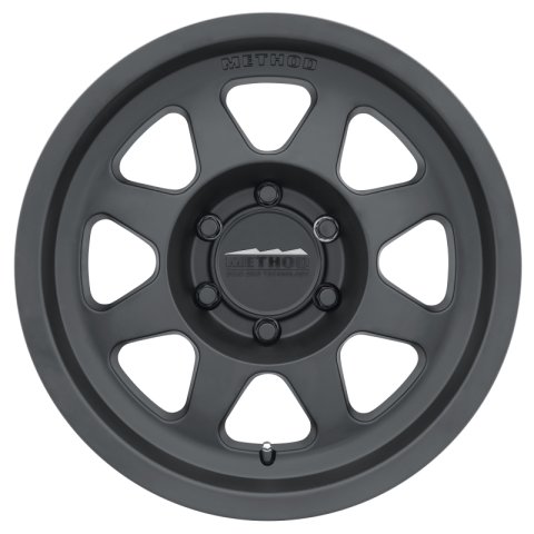 Method Race Wheels MR701 Matte Black MR70177563550 Wheel, MR701, Aluminum, Black, 17 x 7.5 in., 6.2 in. Backspace, Each