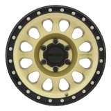 Method Race Wheels MR315 Gold with Black Lip MR31578560100 Wheels, Lip, 17 in. x 8.50 in., Aluminum, Gloss Gold, 6 x 5 1/2 in. Bolt Circle, 4.750 in. Backspacing, Each thumbnail 2