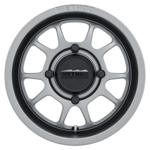 Method Race Wheels MR409 Matte Steel Gray MR40951047455 Wheel, MR409, 15x10, 5+5/0mm Offset, 4x136, 106.25mm Centerbore, Grey