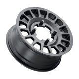 Method Race Wheels MR407 UTV Beadlock Matte Black MR40756012551 Wheels, Race, UTV, Aluminum, Black, 15 in. x 6 in., 5 x 4.5 in./114.30mm Bolt Circle, 5.510 in. Backspace, Each thumbnail 1