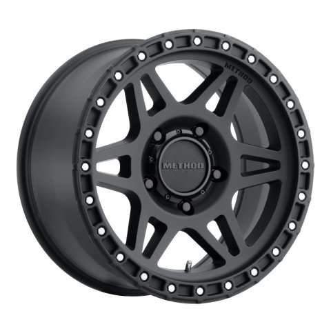Method Race Wheels MR312 Matte Black MR31279050512N Wheel, MR312, Aluminum, Black, 17 x 9 in., 4.5 in. Backspace, Each thumbnail 1