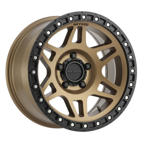 Method Race Wheels MR312 Bronze with Matte Black Lip MR31279050912N Wheels, Lip, 17 in. x 9.00 in., Aluminum, Bronze, 5 x 5 in. Bolt Circle, 4.500 in. Backspacing, Each thumbnail 1
