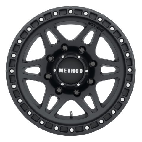 Method Race Wheels MR312 Matte Black MR31289088518 Wheels, MR312, Black, Aluminum, 18 in. x 9.00 in., 8 x 180mm, 5.460 in. Backspacing, Each thumbnail 2
