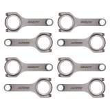 Manley H-Lite Series Connecting Rods 14034-8 Rods, Series, 4340 H-Beam, Cap Screw, Bushed, 6.000 in. Length, Chevy, Small Block, Set of 8 thumbnail 6