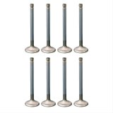Manley Street Master Valves 10777-8 Valves, Exhaust, Stainless Steel, 1.500 in. Diameter, .341 in. Stem, 4.911 in. Length, Chevy, Set of 8 thumbnail 1