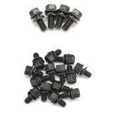 Manley Oil Pan Bolts 42173 Bolts, Pan, Steel, Black, Hex Head, Chevy, Small Block, Kit thumbnail 1