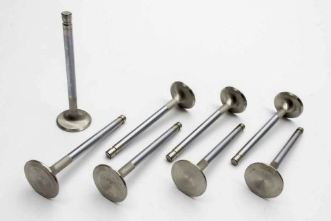 Manley Budget Series Replacement Valves 10650-8 Valves, Intake, Stainless Steel, 2.020 in. Diameter, .341 in. Stem, 4.880 in. Length, Chevy, Set of 8 thumbnail 3