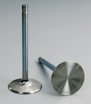 Manley Race Series Stainless Steel Valves 11318-8 Valves, Intake, Steel, 2.020 in. Diameter, .342 in. Stem, 5.040 in. Length, Chevy, Set of 8 thumbnail 1