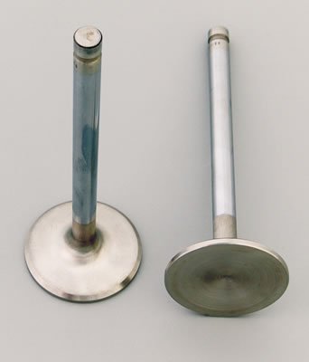 Manley Race Series Stainless Steel Valves 11525-1 Valve, Exhaust, Steel, 1.880 in. Diameter, .371 in. Stem, 5.474 in. Length, Chevy, Each thumbnail 1