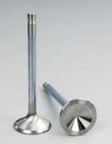 Manley Race Series Stainless Steel Valves 11869-8 Valves, Exhaust, Steel, 1.600 in. Diameter, .341 in. Stem, 5.021 in. Length, Chevy, Set of 8 thumbnail 1