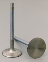 Manley Street Flo Valves 10714-8 Valves, Intake, Stainless Steel, 2.065 in. Diameter, .371 in. Stem, 5.218 in. Length, Chevy, Set of 8 thumbnail 1