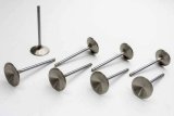 Manley Race Series Stainless Steel Valves 11328-8 Valves, Intake, Steel, 2.100 in. Diameter, .342 in. Stem, 5.040 in. Length, Chevy, Set of 8 thumbnail 3