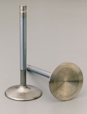 Manley Street Flo Valves 10728-1 Valve, Intake, Stainless Steel, 2.190 in. Diameter, .372 in. Stem, 5.218 in. Length, Chevy, Each