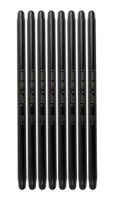 Manley Chromoly Swedged End Pushrods 25824-8 Pushrods, Steel, Heat-Treated, 3/8 in. Diameter, 7.625 in. Length, Universal, Set of 8 thumbnail 2