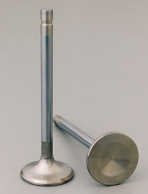 Manley Race Series Stainless Steel Valves 11877-8 Valves, Exhaust, Steel, 1.600 in. Diameter, .341 in. Stem, 5.065 in. Length, Chevy, Set of 8