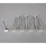 Manley Race Series Stainless Steel Valves 11555-8 Valves, Exhaust, Steel, 1.600 in. Diameter, .341 in. Stem, 5.165 in. Length, Chevy, Set of 8 thumbnail 1