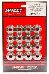 Manley Titanium Valve Spring Retainers 23679-16 Retainers, Titanium, 10 Degree Lock, 1.500 in. Outside Diameter, .635 in. Inside Diameter, Set of 16 thumbnail 2