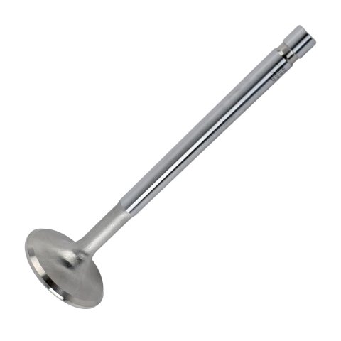 Manley Race Master Valves 11799-1 Valves, Exhaust, Stainless Steel, 1.625 in. Diameter, .3415 in. Stem, 5.165 in. Length, Chevy, Small Black, Each
