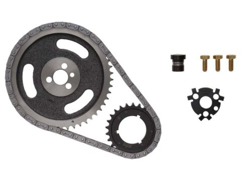 Manley Timing Chain Sets 73142 and Gears, Double Roller, Iron Cam Sprocket, Steel Crank Sprocket, Chevy, Big Block, Set thumbnail 7
